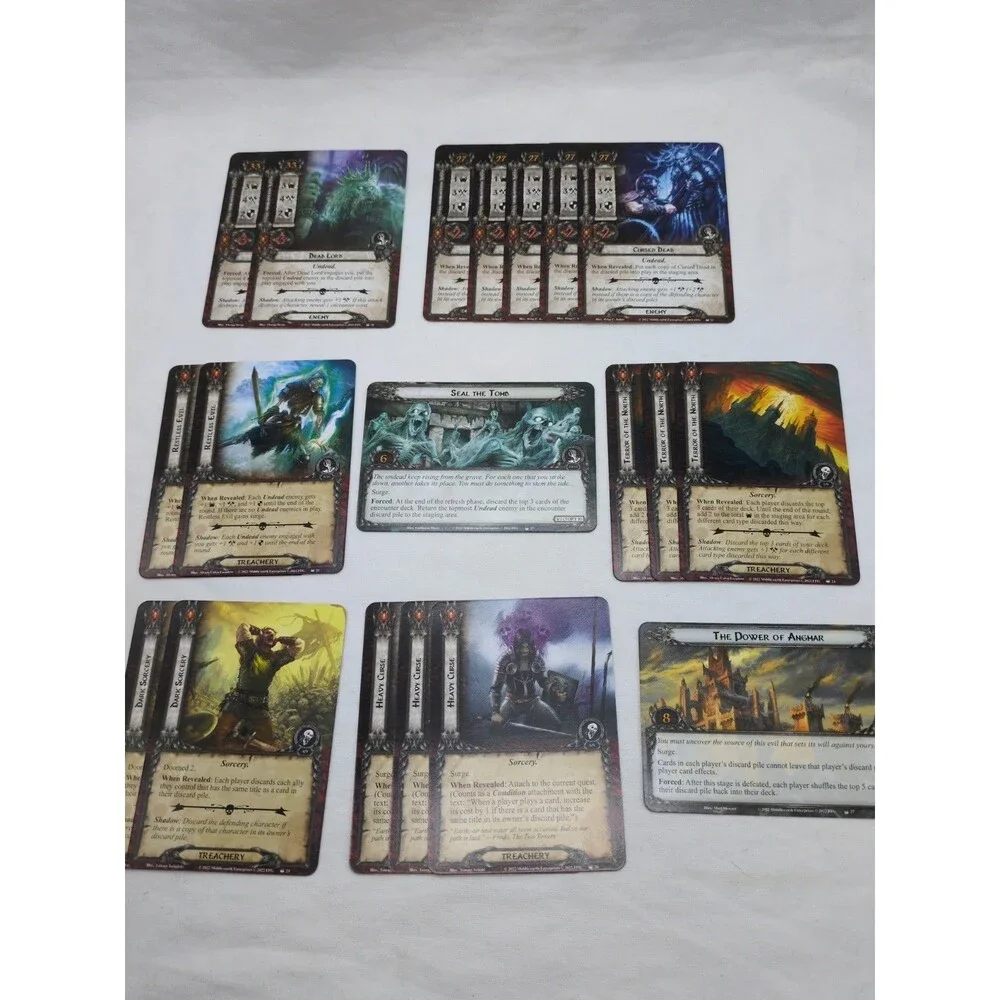 *Incomplete* Lord Of The Rings Lost Realm Expansion Cards